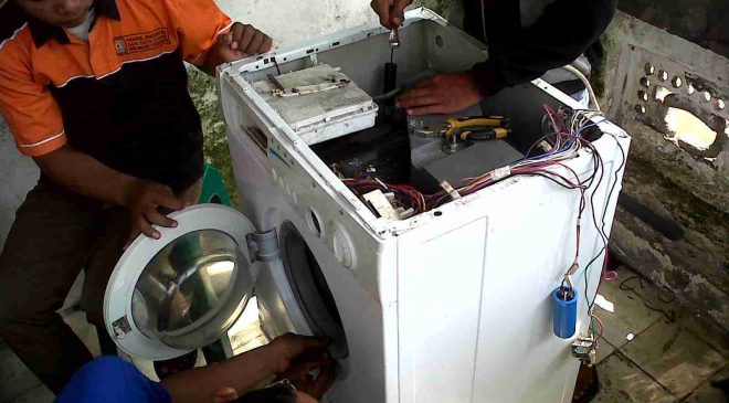 service mesin cuci front loading Cinere