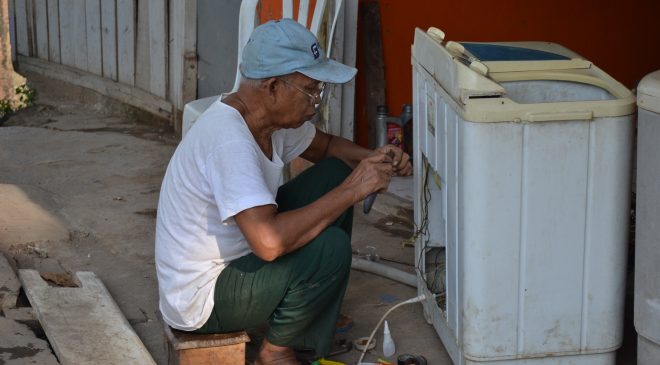 service mesin cuci muncul