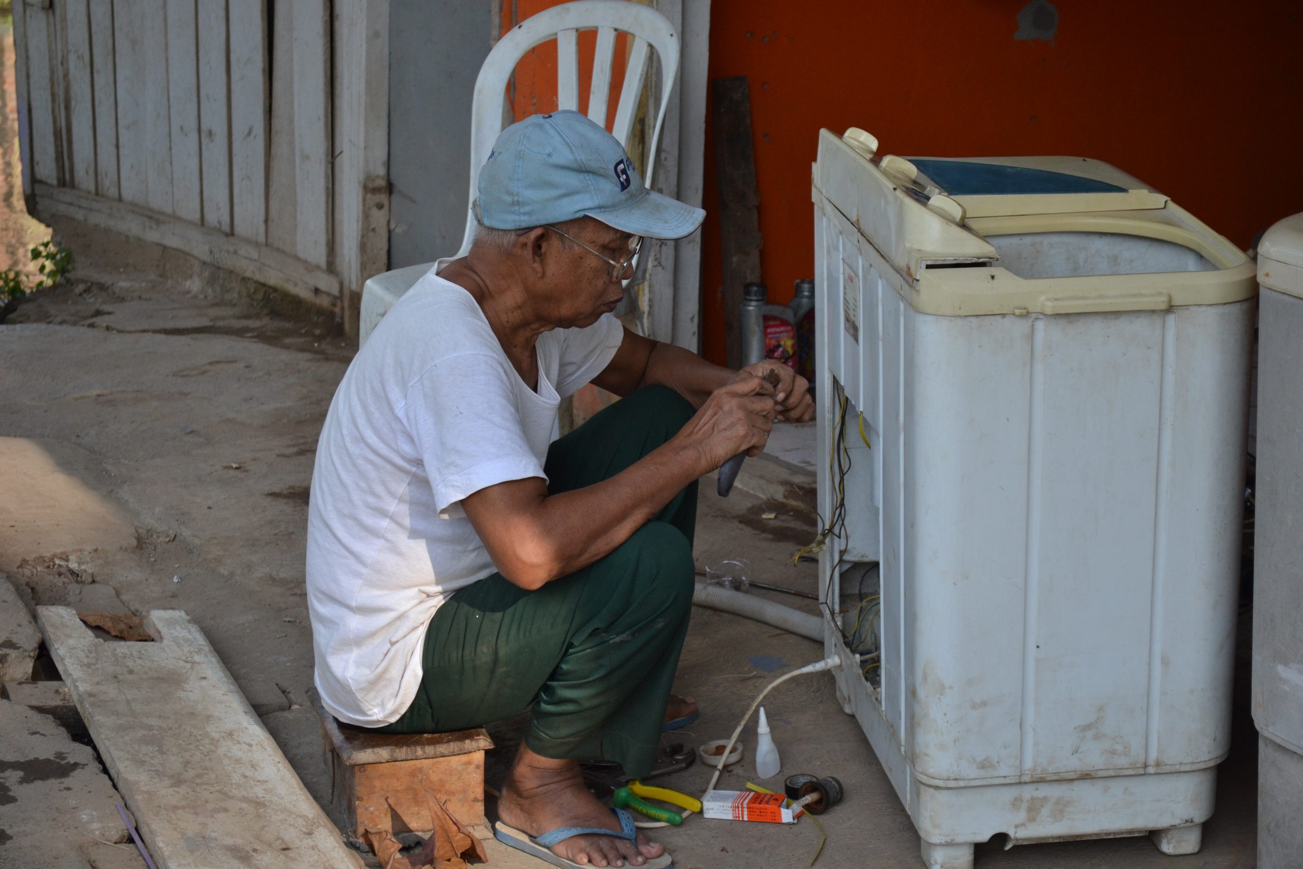 service mesin cuci muncul