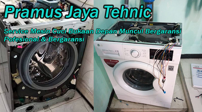 Service Mesin Cuci Bukaan Depan Muncul Bergaransi